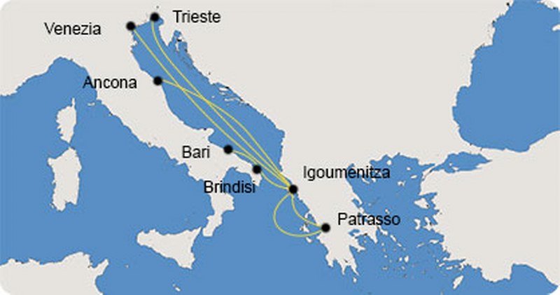 traghetti ancona - isole greche